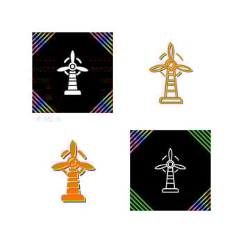 Windmill Vector Icon
