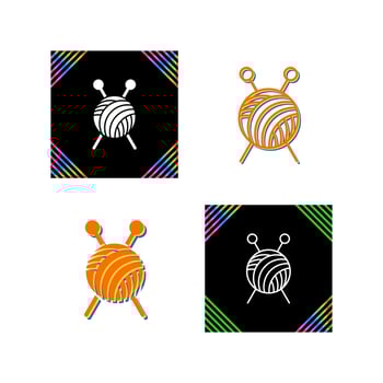 Knitting Vector Icon