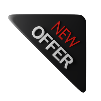 Black friday offer ribbon banner png