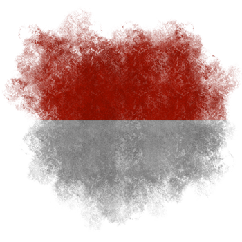 Indonesia Paint Flag png