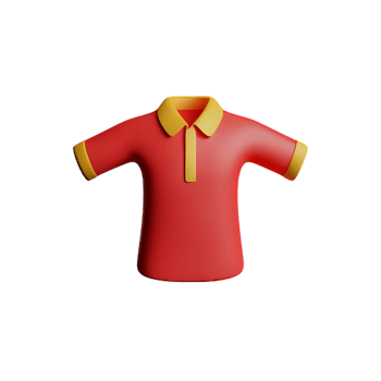 polo shirt 3d rendering icon illustration png