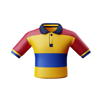 polo shirt 3d rendering icon illustration png