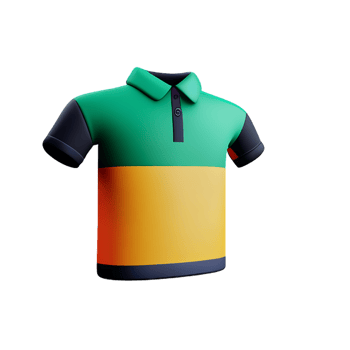 polo shirt 3d rendering icon illustration png