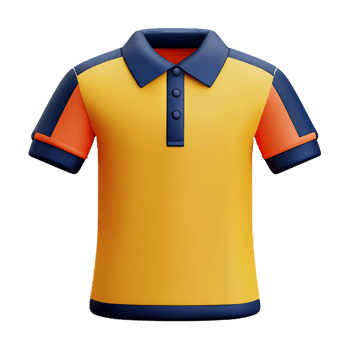 polo shirt 3d rendering icon illustration png