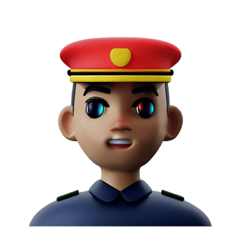 soldier face 3d rendering icon illustration png