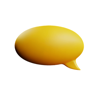 thought bubble 3d rendering icon illustration png