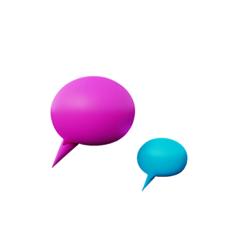 thought bubble 3d rendering icon illustration png
