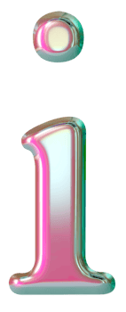 Iridescent lowercase alphabet letters png