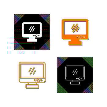 Monitor Vector Icon