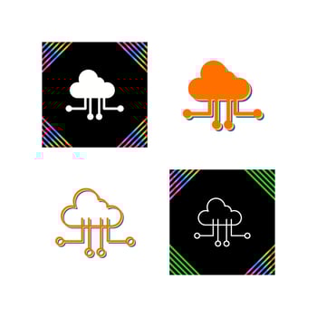 Cloud Computing Vector Icon