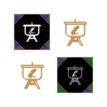 Education Presentation Vector Icon