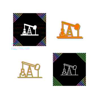 Oil Pump Vector Icon