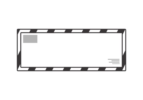 Package. The concept of delivery of cargo and parcels. Linear modern style. vector