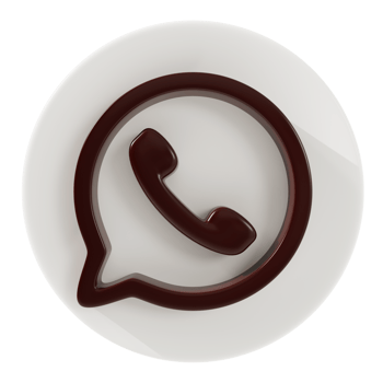 Phone icon 3d rendering. png