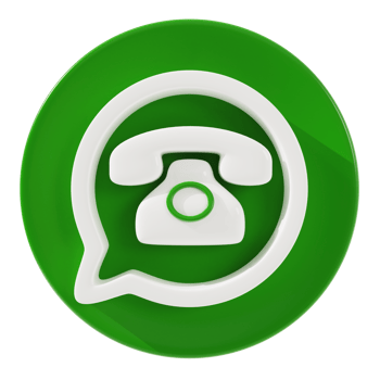 Telephone and bubble icon 3d rendering. png