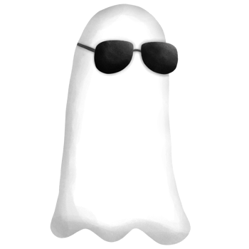 Watercolor cute halloween ghost isolate items design png