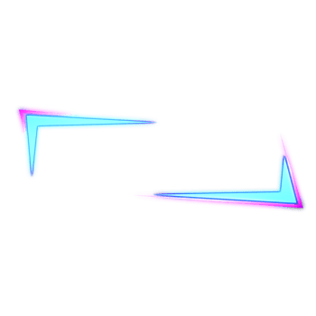 Abstract tab chart frame neon png