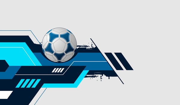 Soccer background design soccer ball vector illustration
