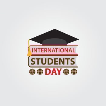 International Students Day Vector Design