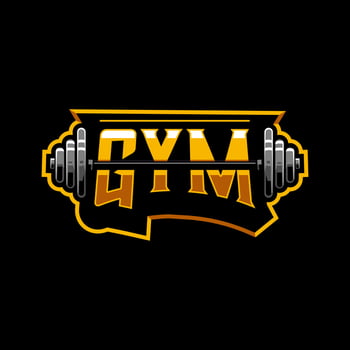 Gym Fitness Logo Design Vector