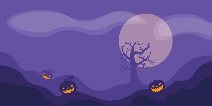 Vector background design with halloween theme