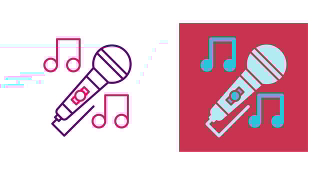 Karaoke Vector Icon