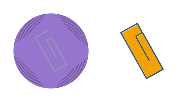 Paper Clip Vector Icon