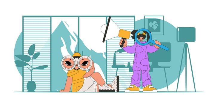 Woman and man workers in the field Attraction of workers. vector