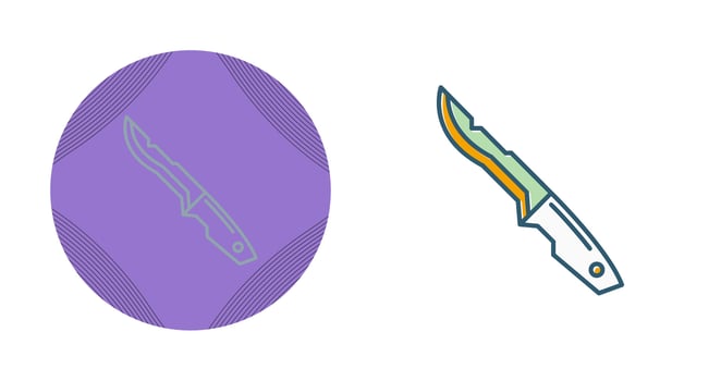 Dagger Vector Icon