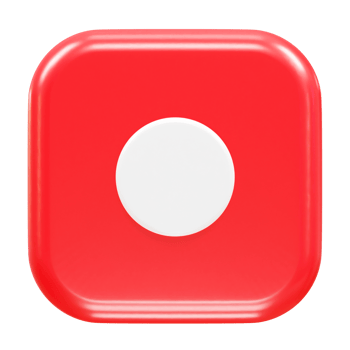 Record icon illustration element render png
