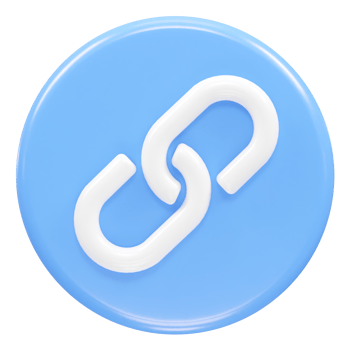 Link icon render element illustration png