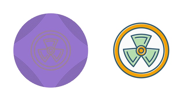 Radiation Vector Icon