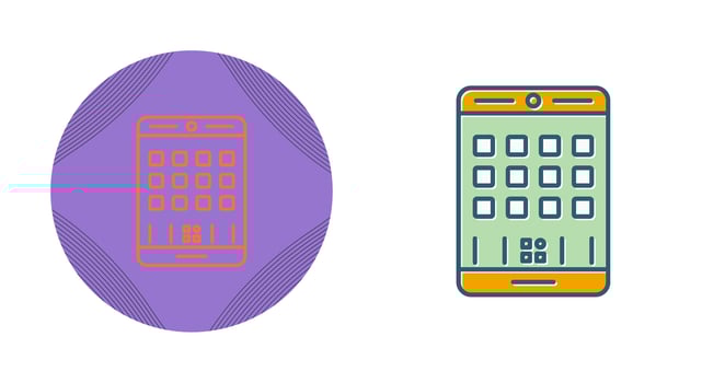 Mobiles App Vector Icon