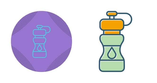 Water Bottle Vector Icon
