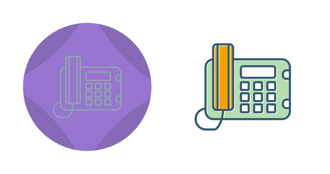 Telephone Vector Icon