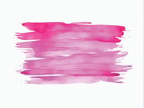 Detailed hand painted pink watercolour background vector