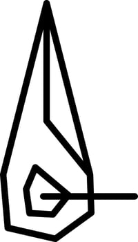 Needle Vector Icon Design