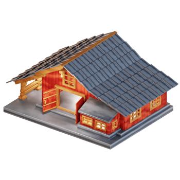 3d illustration barn building png