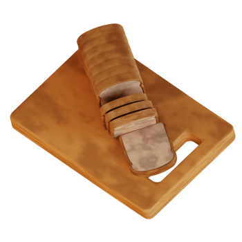 3d illustration bread png