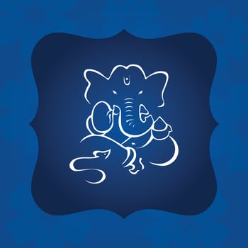 Ganesh Chaturthi Post vector