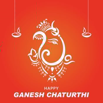 Ganesh Chaturthi post vector