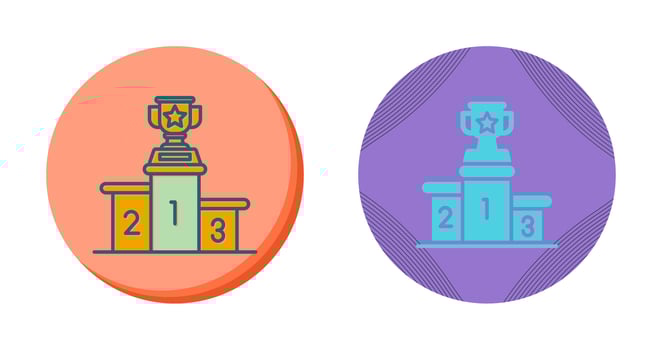 Podium Vector Icon