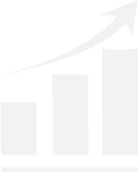 Growing graph icon illustration. png