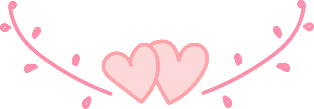 Hand drawn heart illustration on transparent background. png