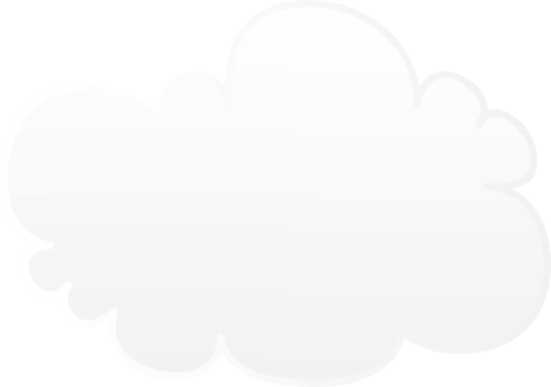 Illustration of clouds, Transparent background png
