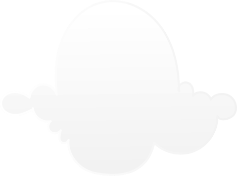 Illustration of clouds, Transparent background png