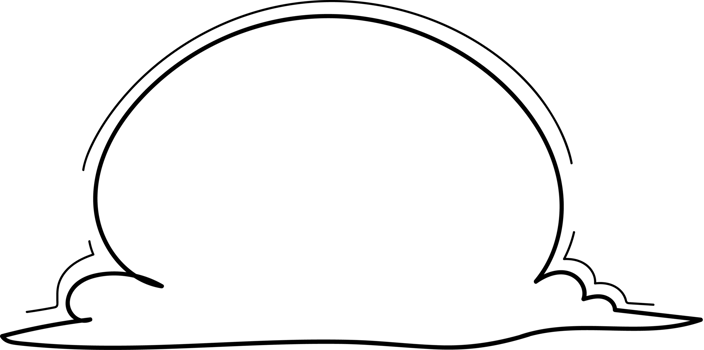 Hand drawn clouds, Transparent background png