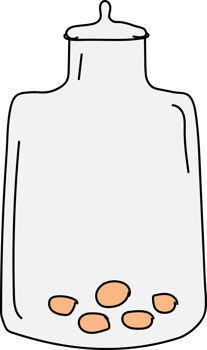 Hand drawn kitchenware illustration on transparent background. png