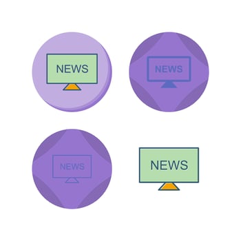 National News Vector Icon