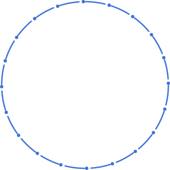 Round frames for decoration, Transparent background png